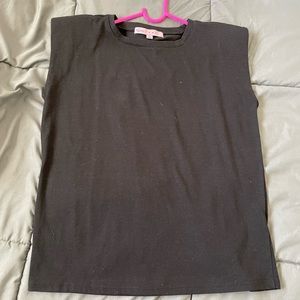 Women’s black tank top